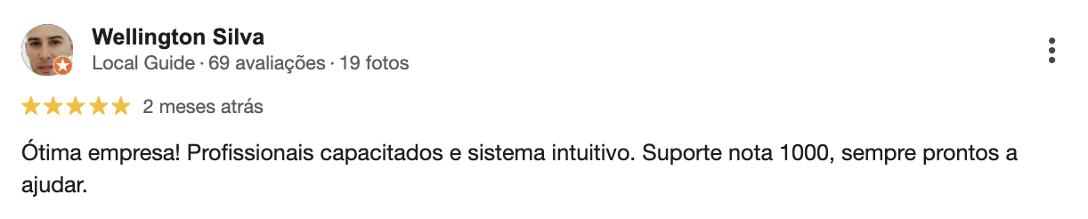 Avaliação sistema odontológico