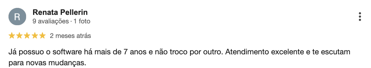 Avaliação sistema odontológico