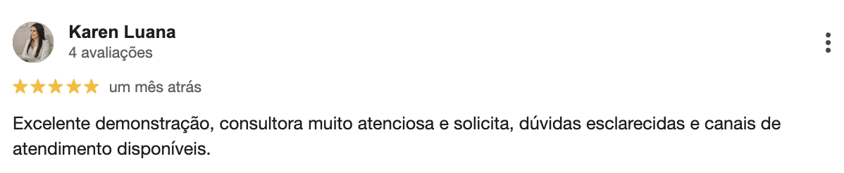 Avaliação sistema odontológico