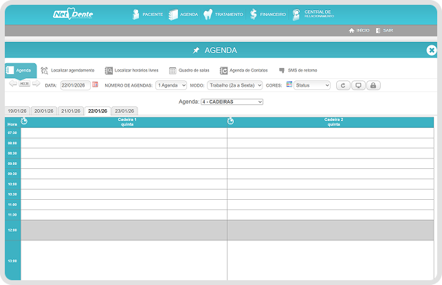 gestao de agendamentos